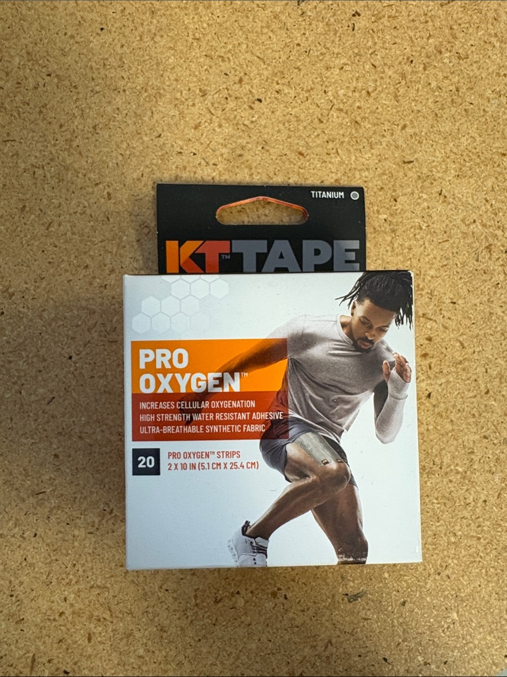 KT TAPE PRO oxygen Synthetic Fabric Kinesiology Tape Titanium